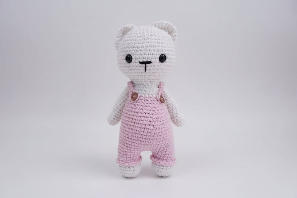 Osito De Peluche Tejido Crochet Amigurumi Artesanal 22cm