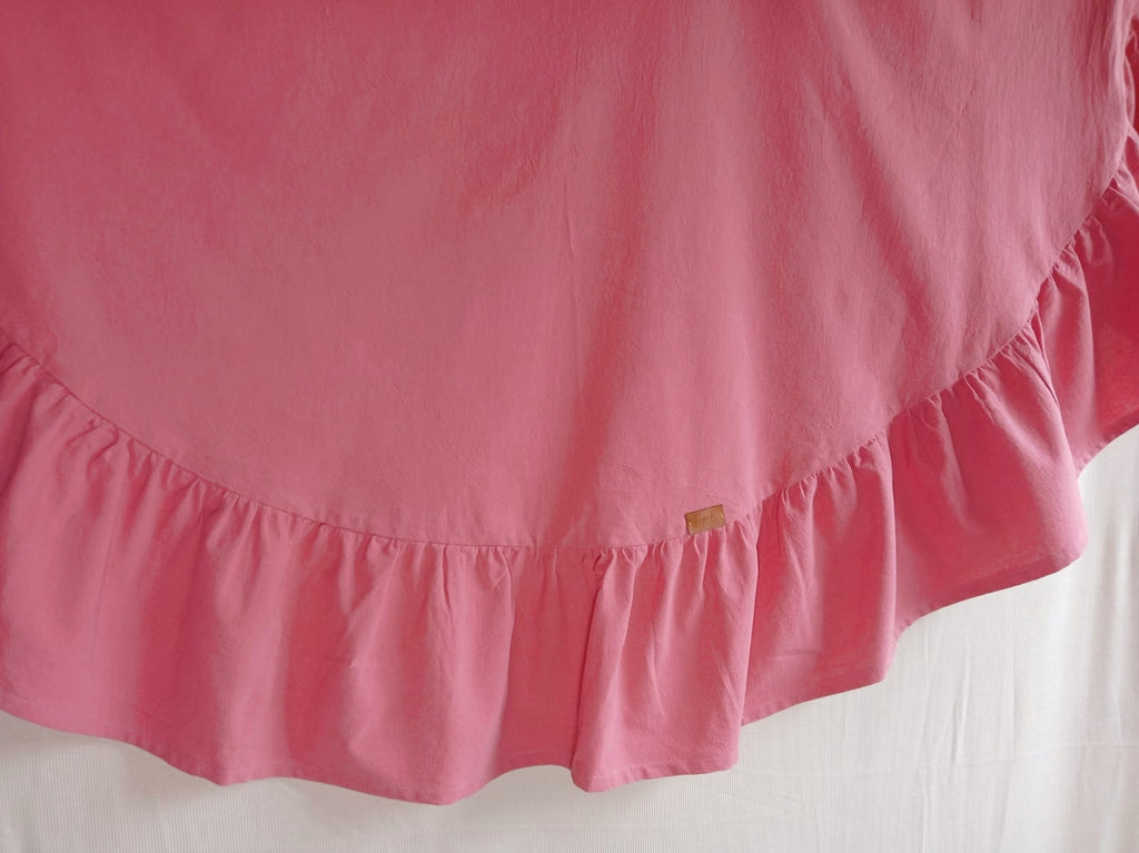 Mantel Redondo 100 Cm Rugiada Textil Volados