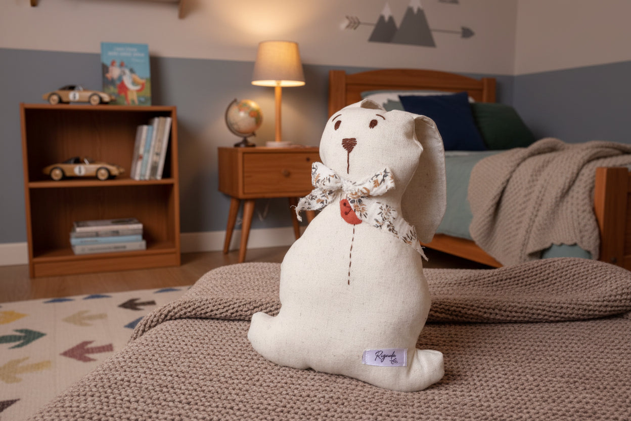 Conejito De Apego Tela Lino Viscosa / Desde 0 Mes