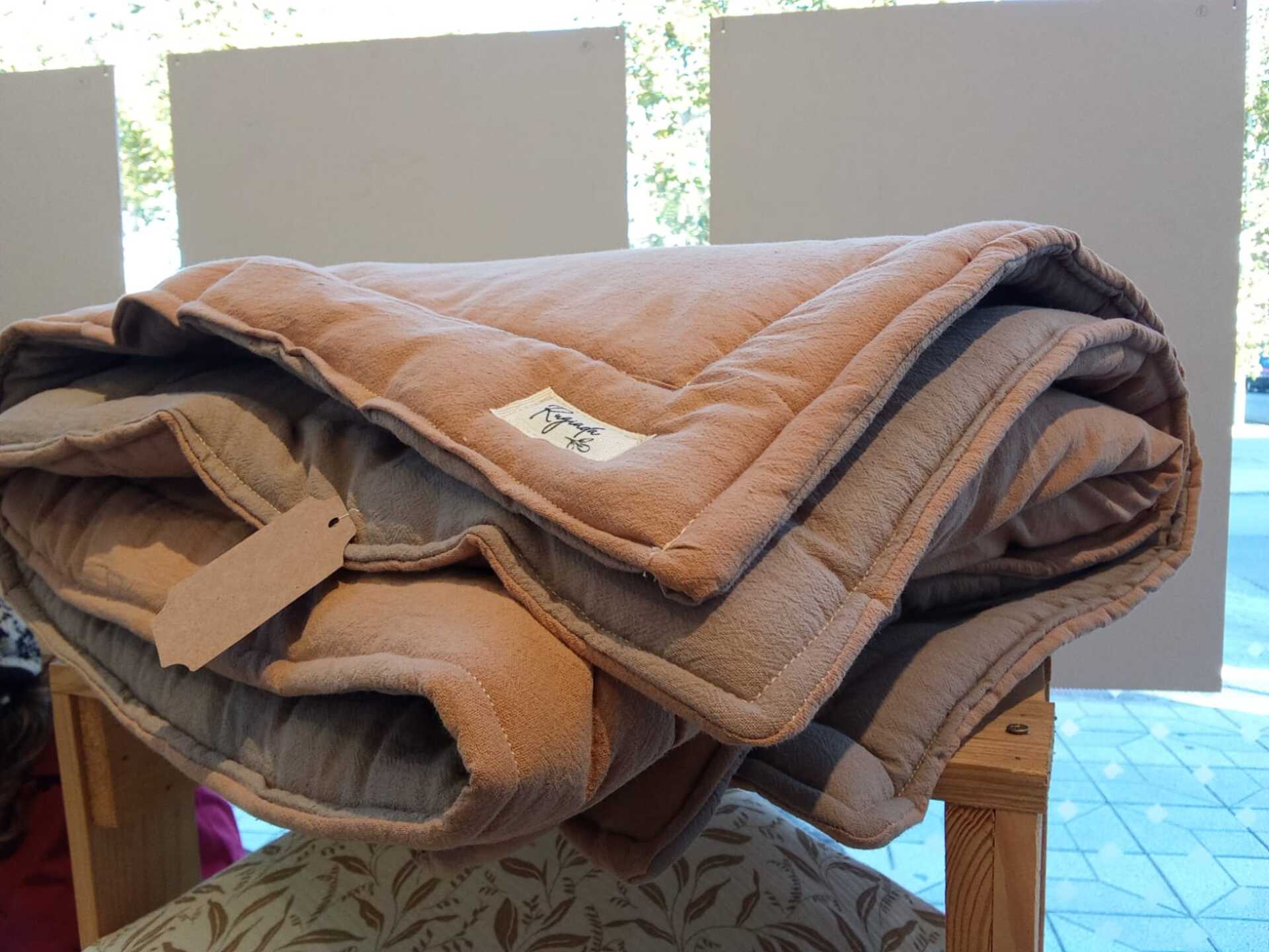 Pillow, Pie De Cama, Tusor 180cm Taupe y Canela - Rugiada
