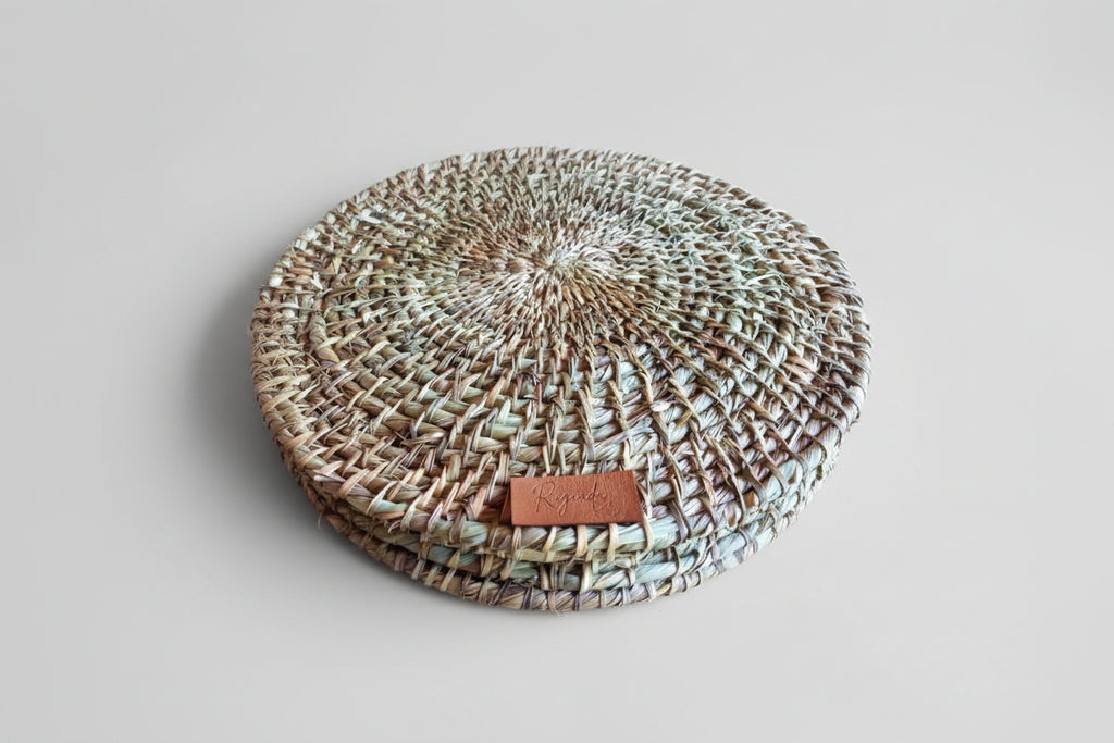 Individual Posaplatos Apoya Platos X 4 Tejido Natural 26cm Tostado - Rugiada