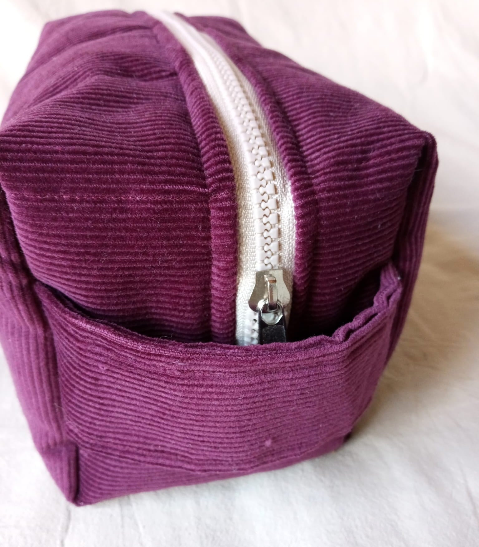 Necessaire / Neceser Pana Borravino Bordeaux 23 Cm