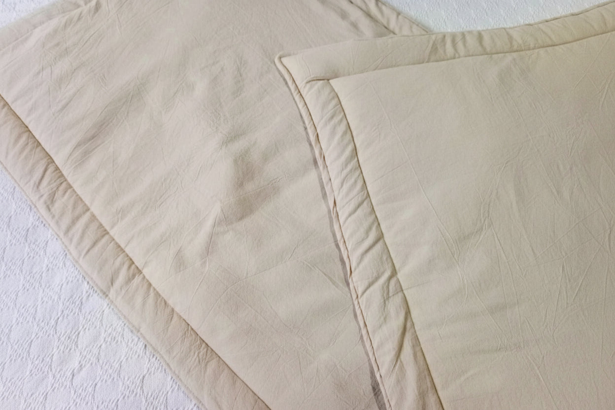 pillow pie de cama ubre sofa beige tusor algodon